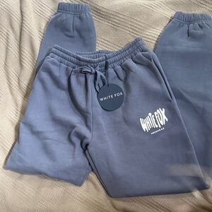 White Fox Boutique Blue Joggers